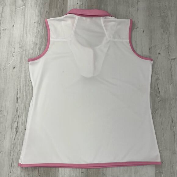 Monterey Club Women's Tiffany Gem Sleeveless Golf Polo Shirt Large - Picture 2 of 10